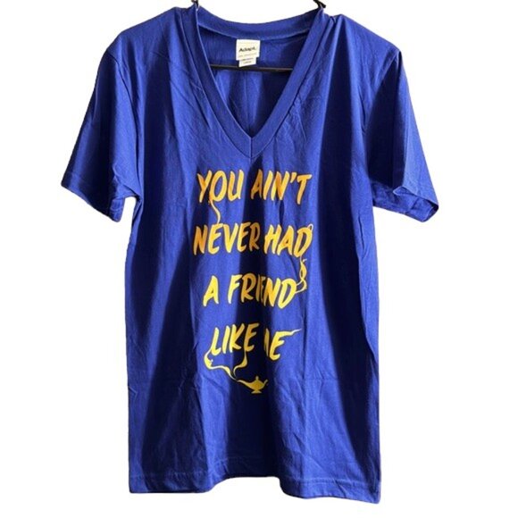 ADAPT San Francisco Blue Gold Blooded You Ain't Never Had A Friend Like Me Shirt - Picture 1 of 6